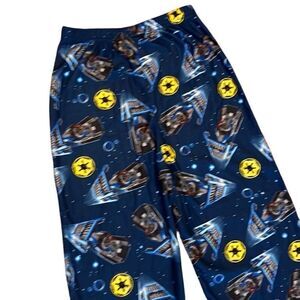 Space PJ Pajama Youth Medium Pants Elastic Waist